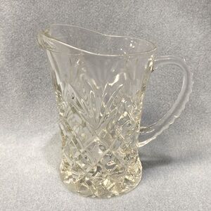 Anchor Hocking Flat Pineapple Creamer 4-5/8 inches tall